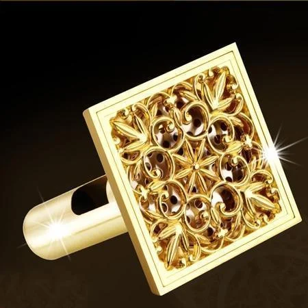 luxury-golden-square-floor-waste-drain-bathroom-shower-drain-bathlova-11 Luxury Golden Square Floor Waste Drain Bathroom Shower Drain -Bathlova