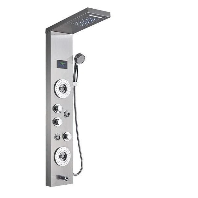 Luxury LED Shower Column Tap SPA Massage Jet Shower Panel -Bathlova