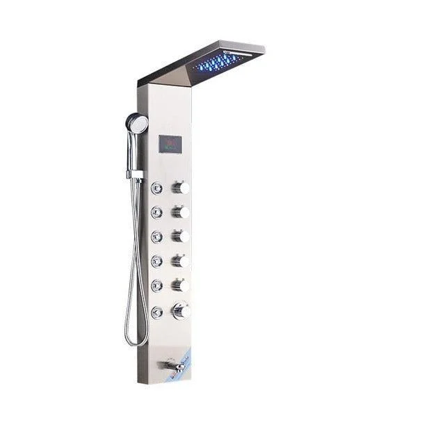 Luxury LED Shower Column Tap SPA Massage Jet Shower Panel -Bathlova