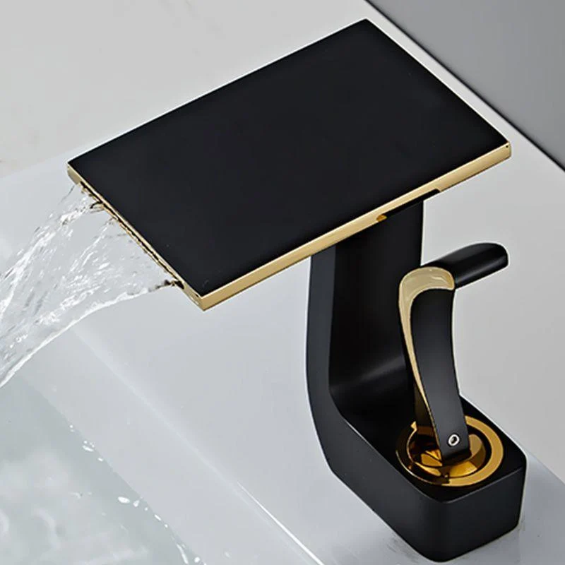 Luxury Single Handle Sink Tap Bathroom Brass Centerset Tap -Bathlova