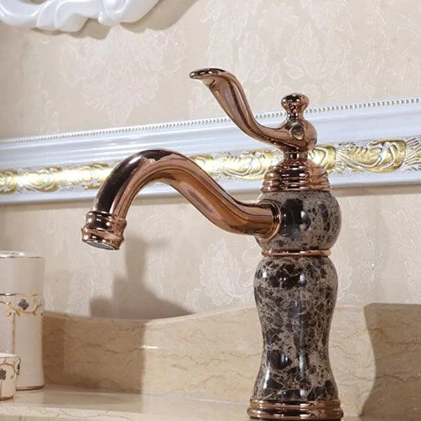 Luxury Vessel Sink Tap Brass Lever Handles Basin Lavatory Tap -Bathlova