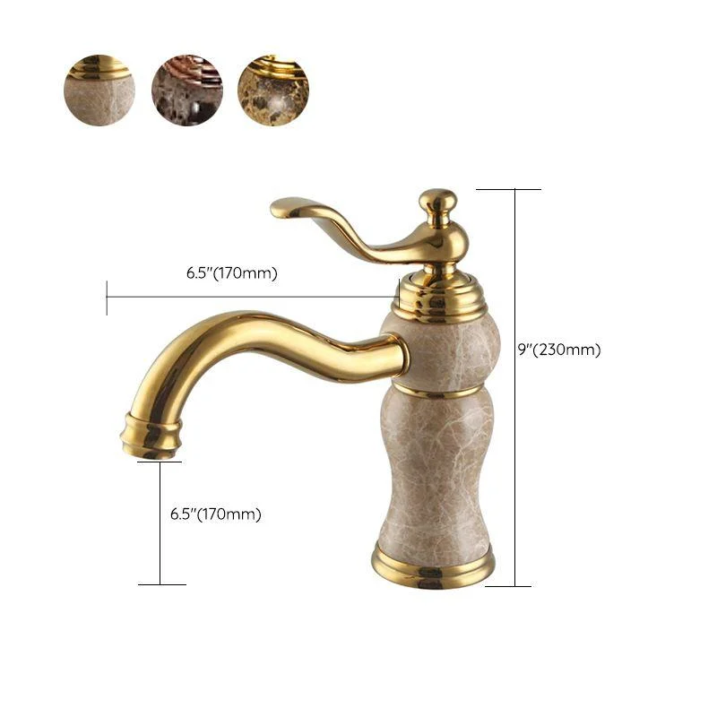 Luxury Vessel Sink Tap Brass Lever Handles Basin Lavatory Tap -Bathlova