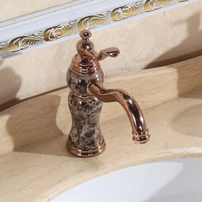 Luxury Vessel Sink Tap Brass Lever Handles Basin Lavatory Tap -Bathlova