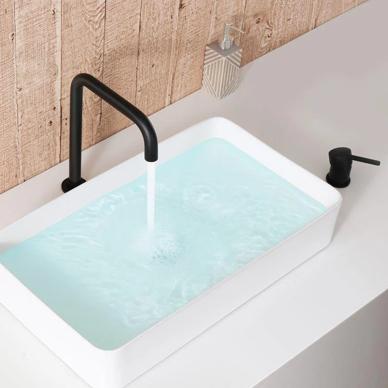 Luxury Vessel Tap 3 Holes High-Arc Vessel Sink Bathroom Tap -Bathlova