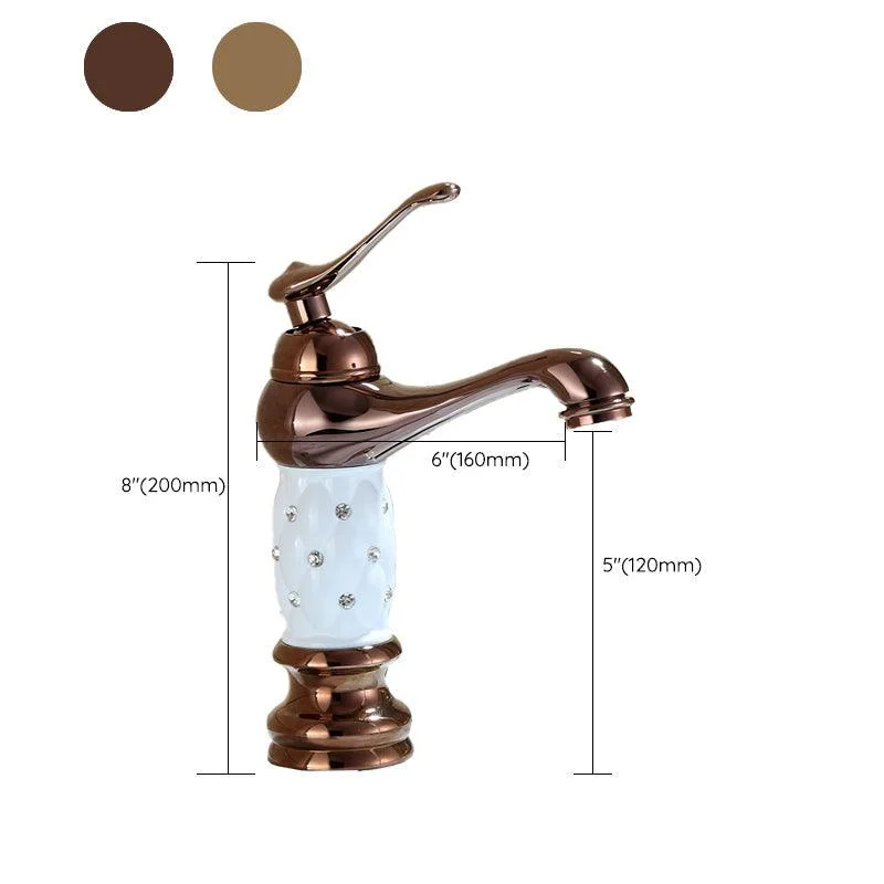 Luxury Vessel Tap Brass Lever Handles Low Arc Basin Lavatory Tap -Bathlova