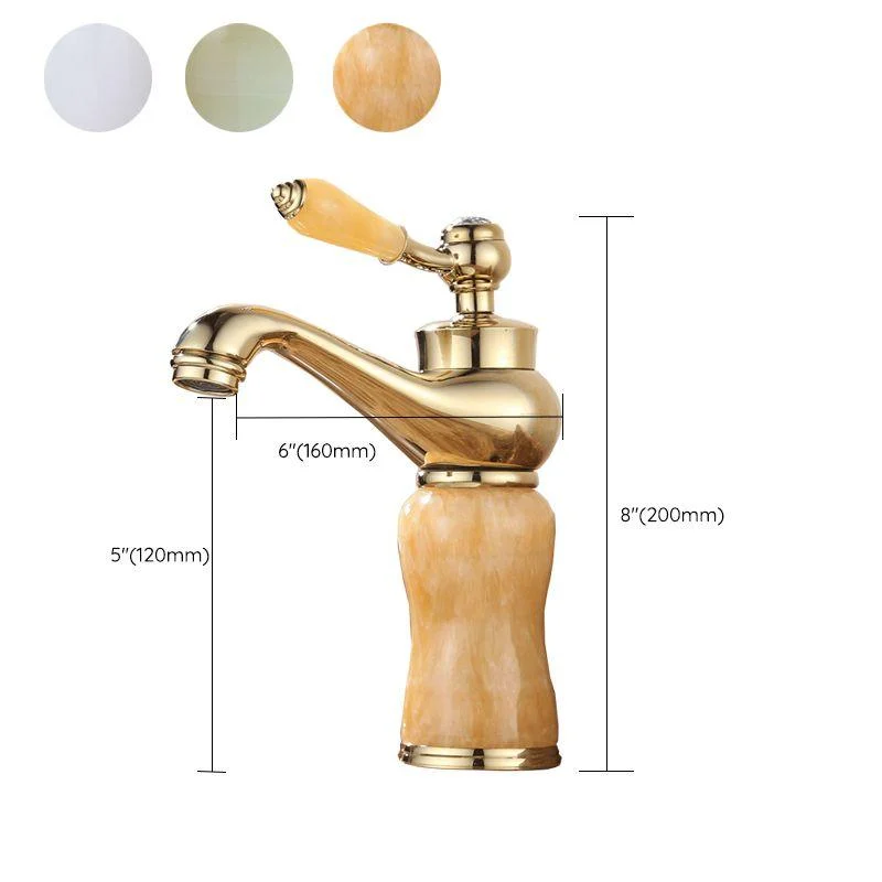 Luxury Vessel Tap Brass Lever Handles Low Arc Basin Lavatory Tap -Bathlova