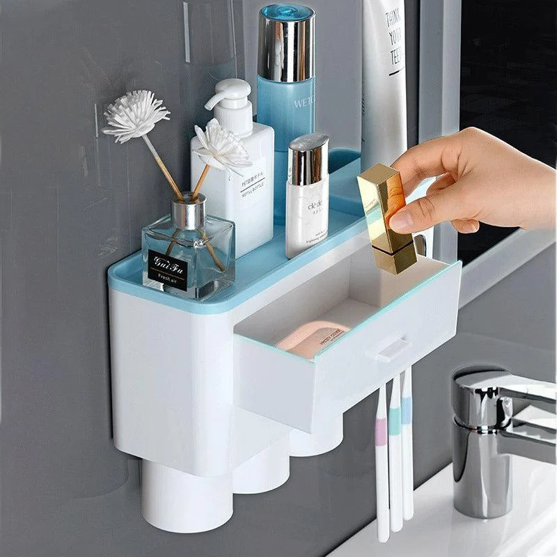 Magnetic Toothbrush Holder Automatic Toothpaste Dispenser Accessory -Bathlova