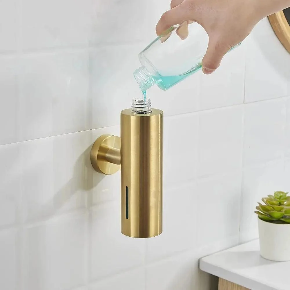 Manual Soap Dispenser Wall Mounted Square Round Soap Dispenser -Bathlova