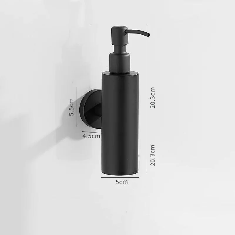 Manual Soap Dispenser Wall Mounted Square Round Soap Dispenser -Bathlova