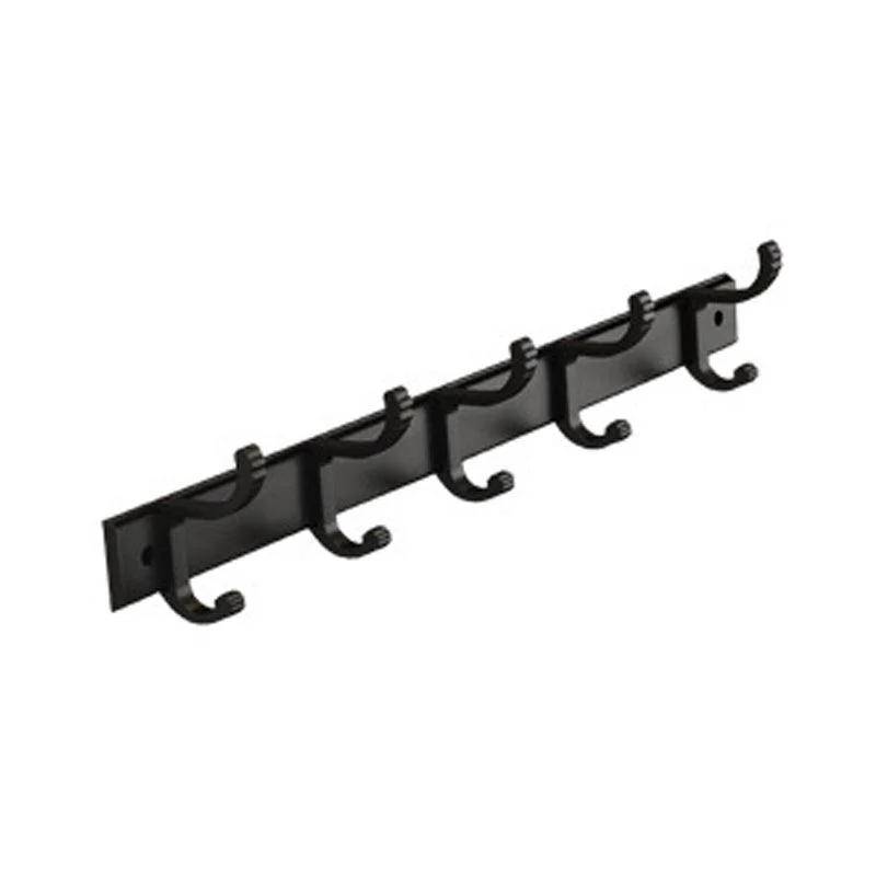 Matte Black 2-Piece Modern Bathroom Accessory as Individual Or as a Set with Bath Shelf -Bathlova