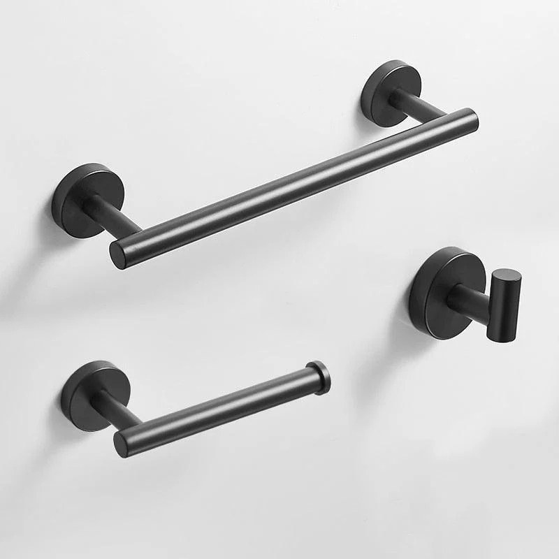 Matte Black Bathroom Hardware Set -Bathlova