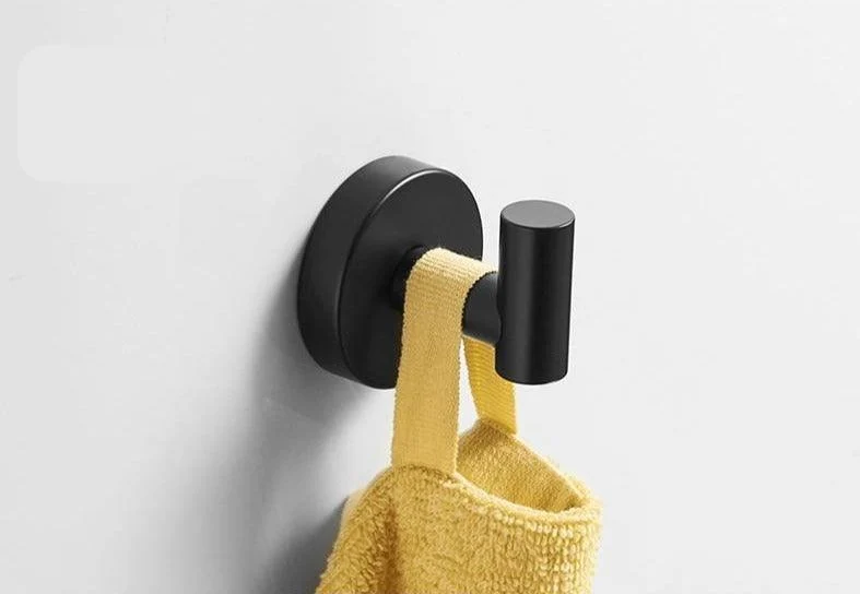 Matte Black Bathroom Hardware Set -Bathlova