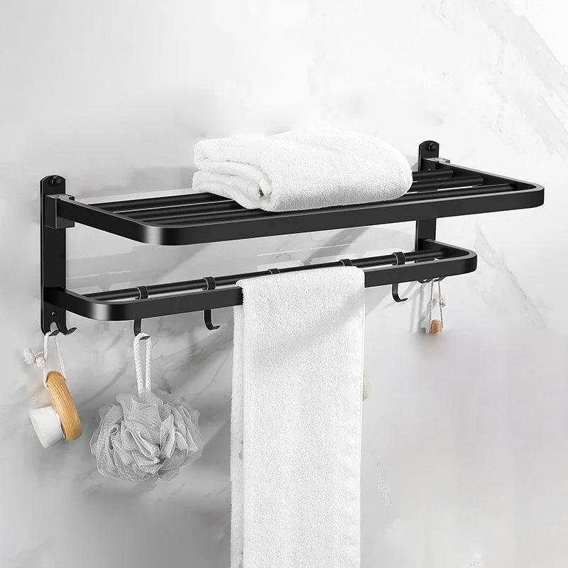 Matte Black Bathroom Hardware Set Modern Bathroom Accessories Hardware Set -Bathlova