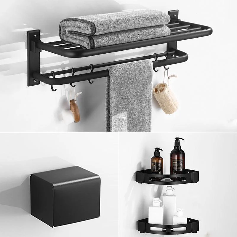 Matte Black Bathroom Hardware Set Modern Bathroom Accessory as Individual or as A Set -Bathlova