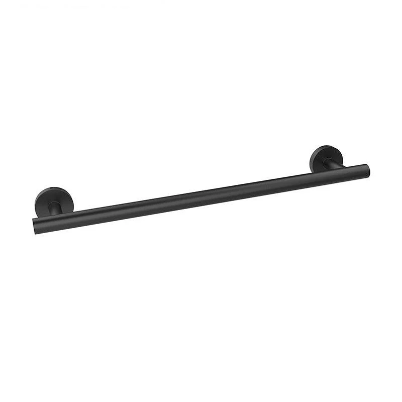 Matte Black Bathroom Hardware Set Stainless Steel Towel Bar/Paper Holder/Robe Hooks -Bathlova