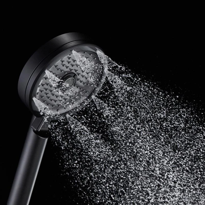 Matte Black Handheld Shower Head Modern 3-Jet Round Wall-Mount Handheld Shower Head -Bathlova