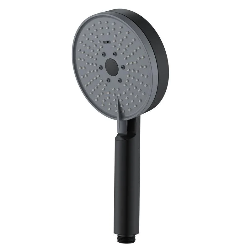 Matte Black Handheld Shower Head Modern 3-Jet Round Wall-Mount Handheld Shower Head -Bathlova