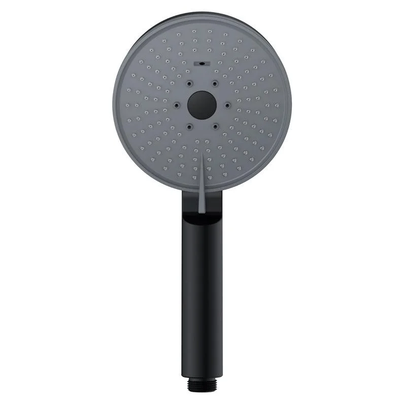 Matte Black Handheld Shower Head Modern 3-Jet Round Wall-Mount Handheld Shower Head -Bathlova