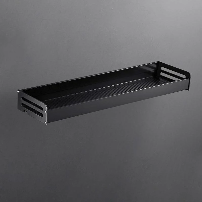 Matte Black Modern Bathroom Accessory Set, Set of 2, Bath Shelf -Bathlova