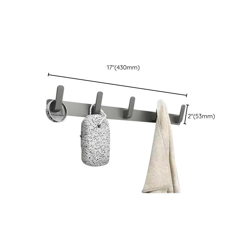 Matte Gray Bathroom Accessory Set Bath Shelf/Towel Bar & Paper Holder Included -Bathlova