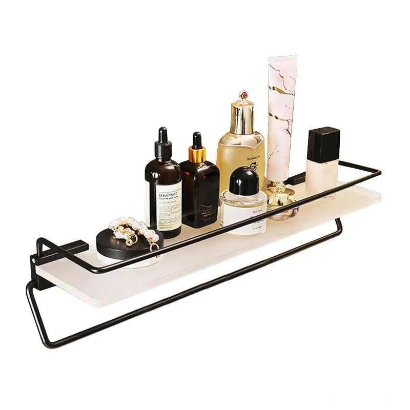 Metal and Acrylic Bathroom Accessory as Individual or as a Set in Black -Bathlova