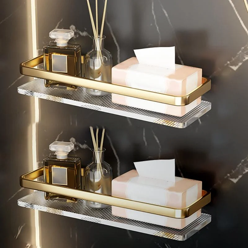 Metal and Acrylic Bathroom Accessory Set Transparent Bathroom Hardware -Bathlova