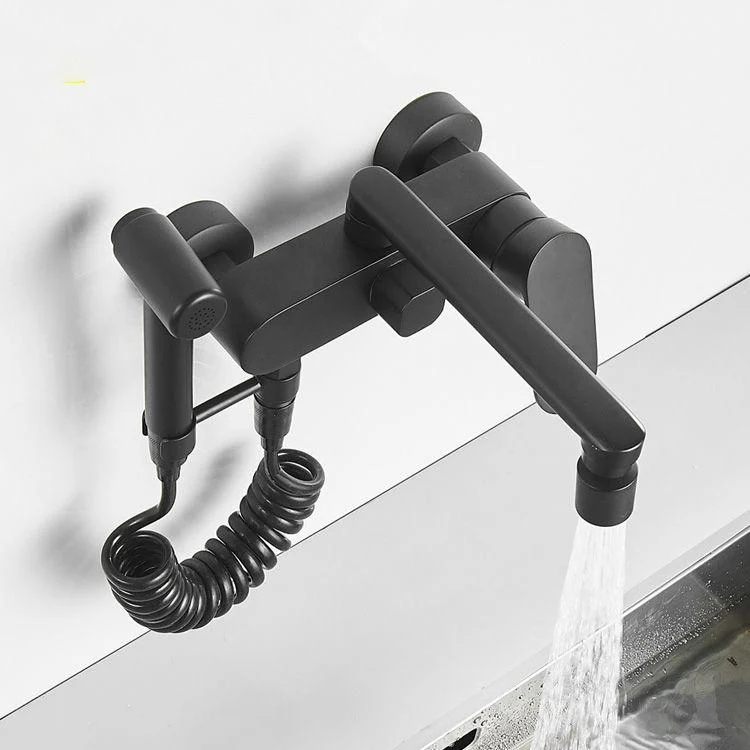 Metal Bath Tap Trim Contemporary Lever Handle Tub Tap Trim -Bathlova