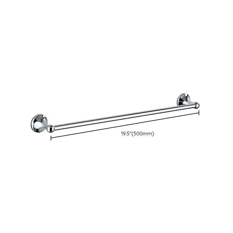 Metal Bathroom Set Traditional Style Chrome Bathroom Hardware Set -Bathlova