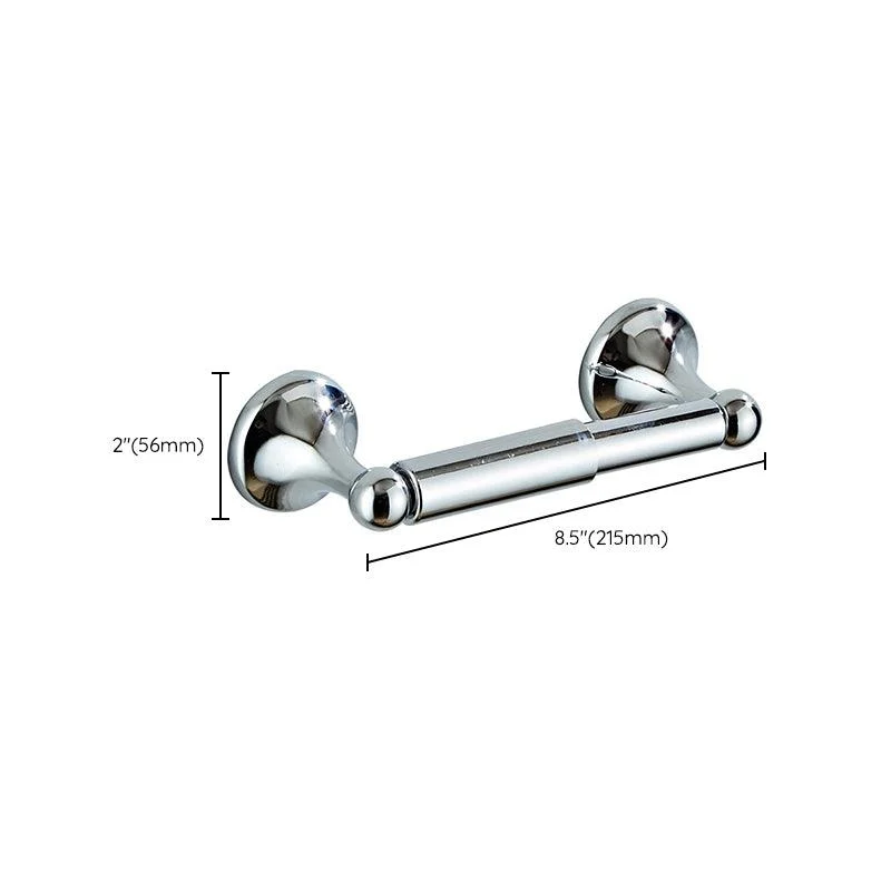 Metal Bathroom Set Traditional Style Chrome Bathroom Hardware Set -Bathlova