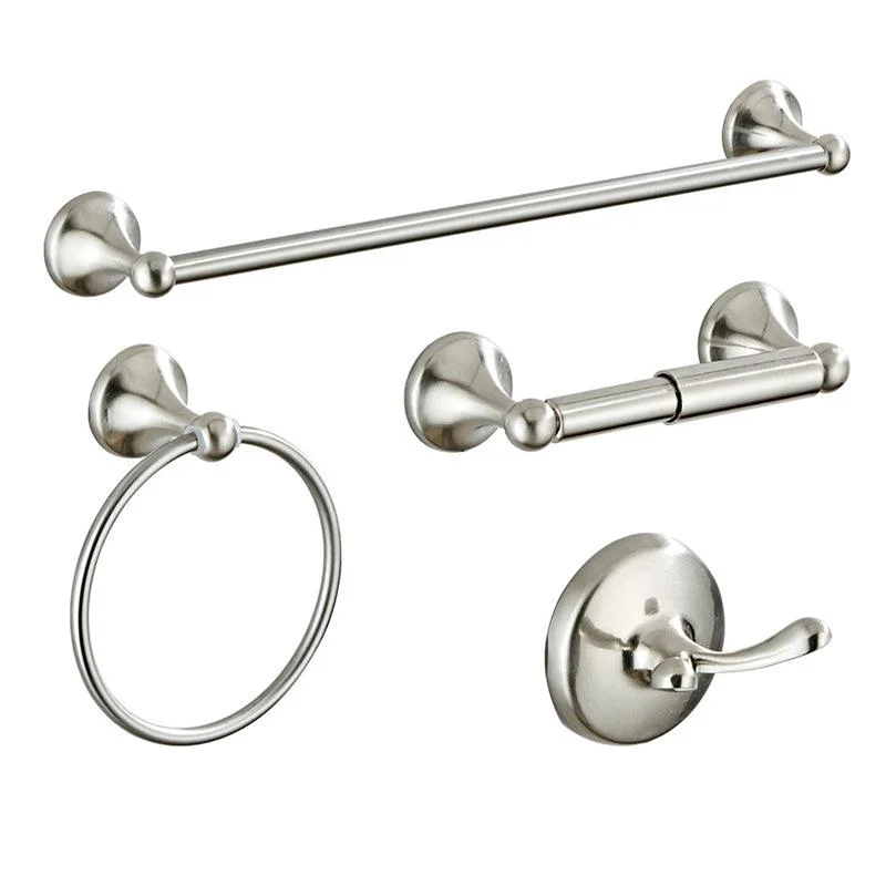 Metal Bathroom Set Traditional Style Nickel Bathroom Hardware Set -Bathlova