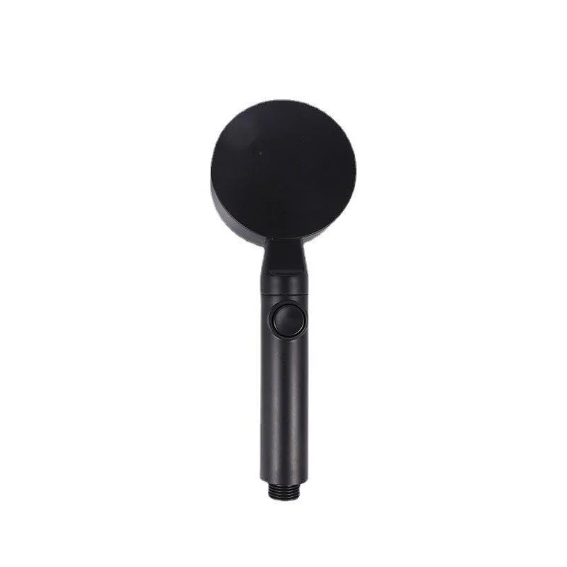 Metal Black Shower Head Self-Cleaning Standard Round Handheld Shower Heads -Bathlova