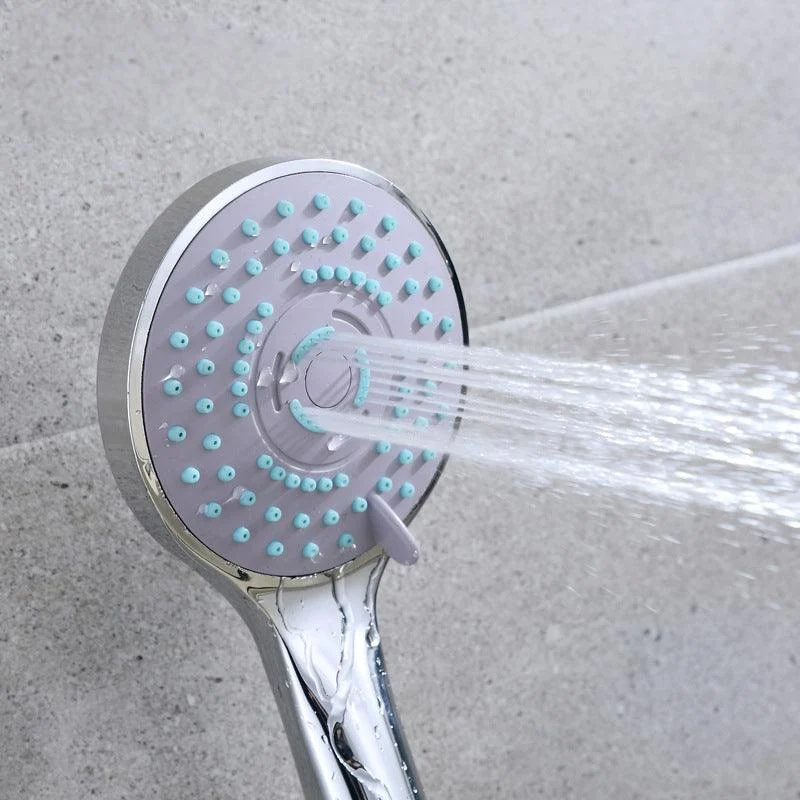 Metal Chrome Hand Shower Modern Rain Fall Handheld Shower Head -Bathlova