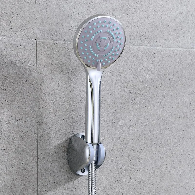 Metal Chrome Hand Shower Modern Rain Fall Handheld Shower Head -Bathlova