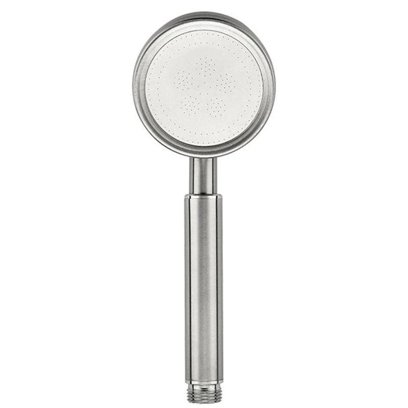 Metal Handheld Shower Head Modern Solid Color Round Shower Heads -Bathlova