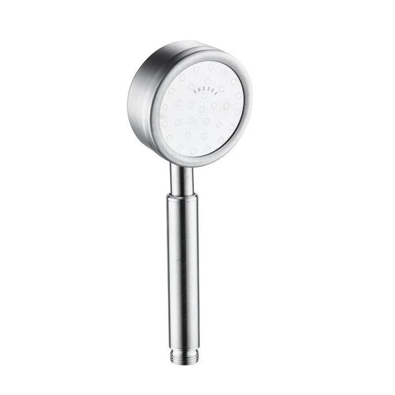 Metal Handheld Shower Head Modern Solid Color Round Shower Heads -Bathlova