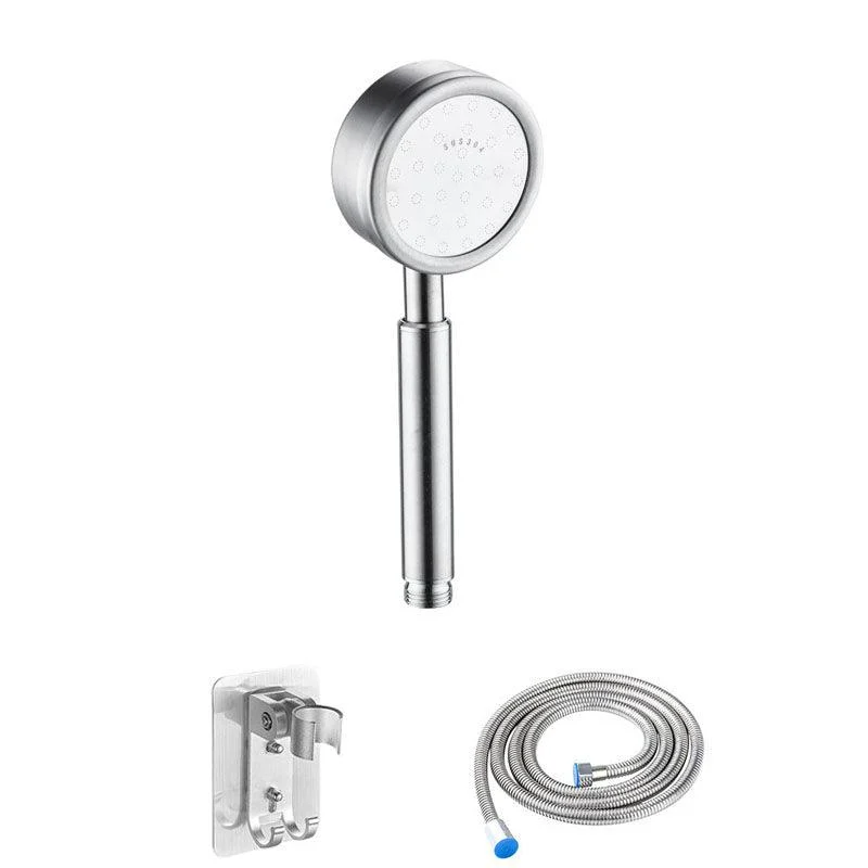 Metal Handheld Shower Head Modern Solid Color Round Shower Heads -Bathlova