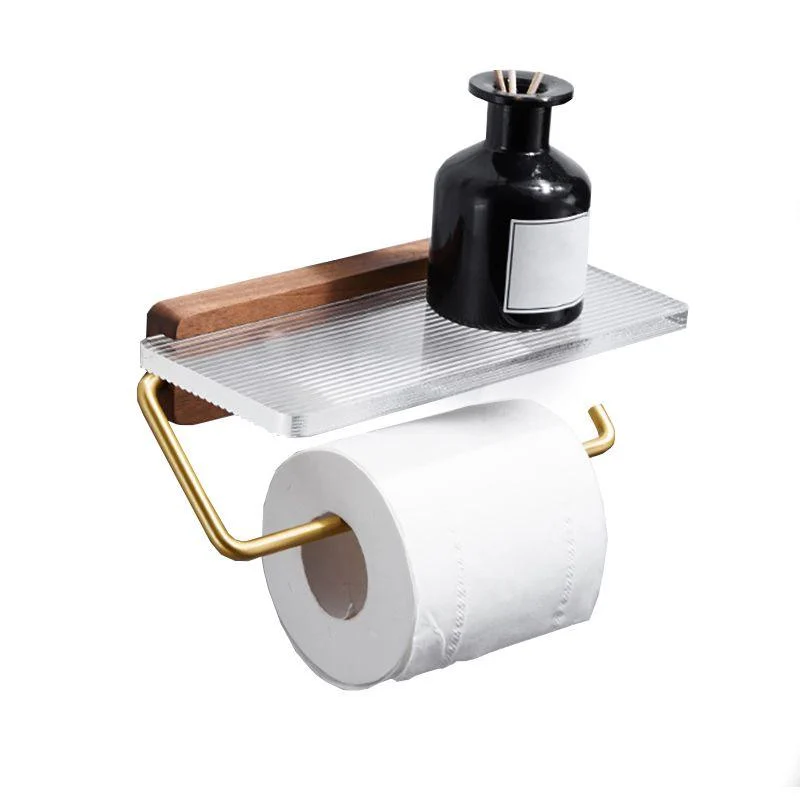 Metal Minimalist Bathroom Accessory as Individual or as a Set in Gold -Bathlova