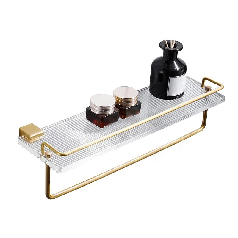 Metal Minimalist Bathroom Accessory as Individual or as a Set in Gold -Bathlova