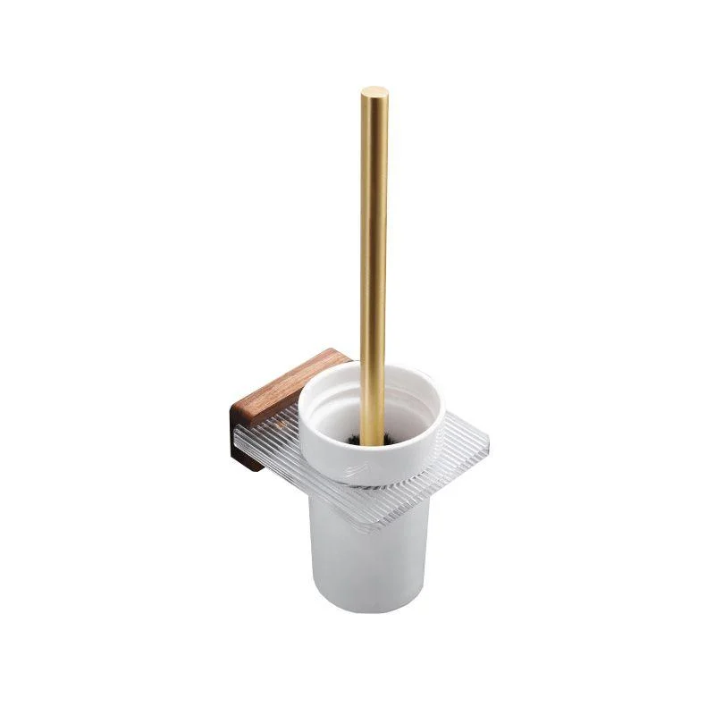 Metal Minimalist Bathroom Accessory as Individual or as a Set in Gold -Bathlova