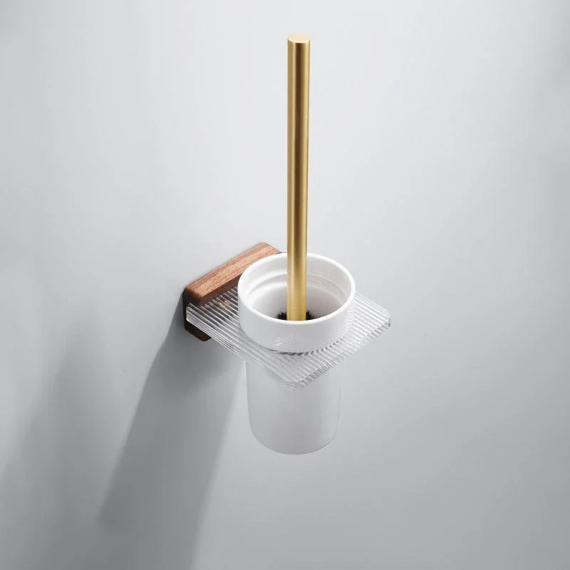 Metal Minimalist Bathroom Accessory as Individual or as a Set in Gold -Bathlova