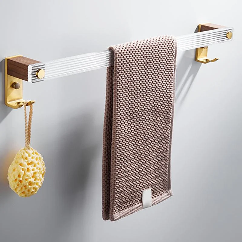 Metal Minimalist Bathroom Accessory as Individual or as a Set in Gold -Bathlova