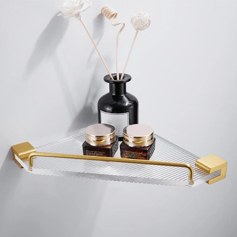 Metal Minimalist Bathroom Accessory as Individual or as a Set in Gold -Bathlova