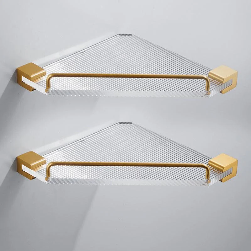 Metal Minimalist Bathroom Accessory as Individual or as a Set in Gold -Bathlova