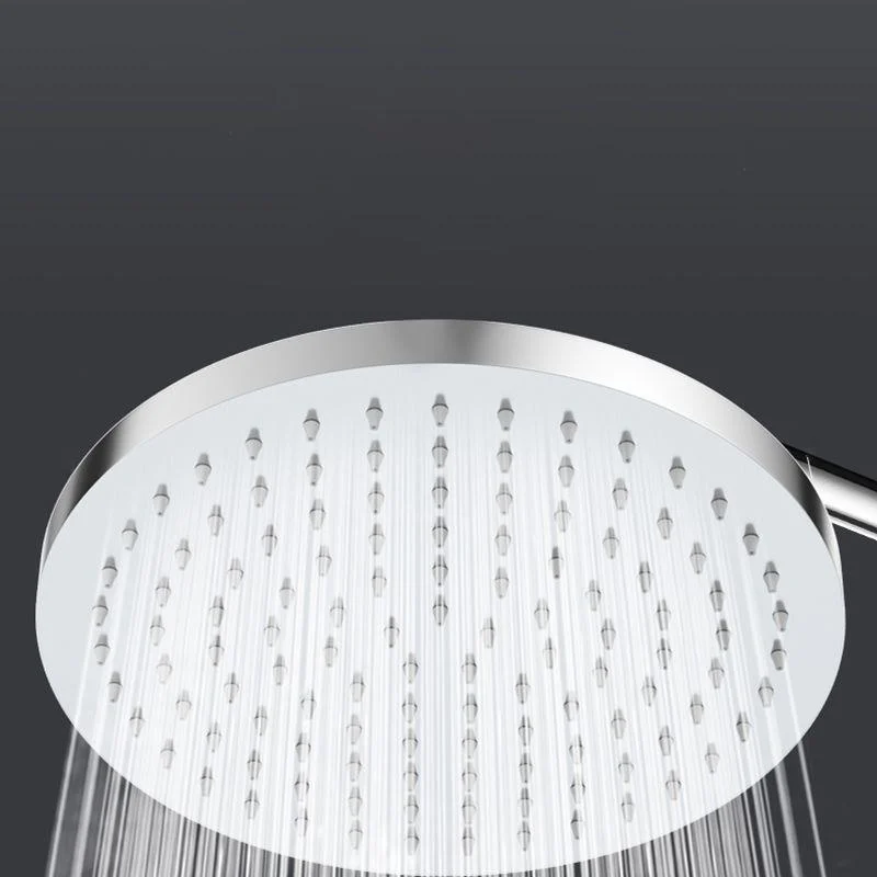 Metal Shower Combo Contemporary Fixed Shower Head with Round and Rectangular Shape -Bathlova