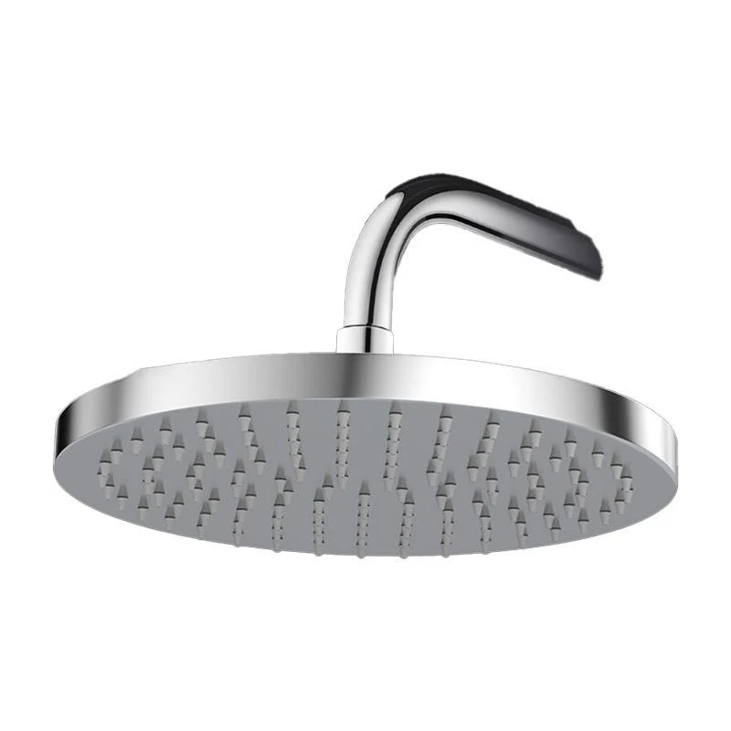 Metal Shower Combo Contemporary Fixed Shower Head with Round and Rectangular Shape -Bathlova