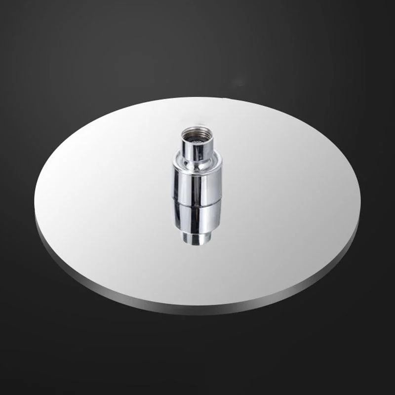 Metal Shower Combo Contemporary Fixed Shower Head with Round and Rectangular Shape -Bathlova