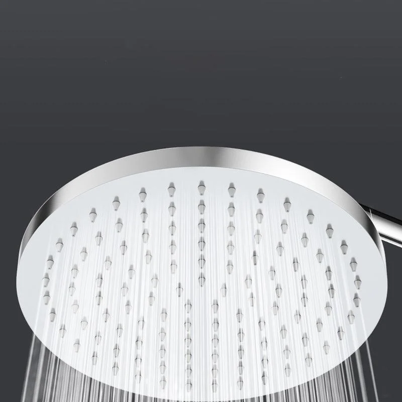 Metal Shower Combo Contemporary Fixed Shower Head with Round and Rectangular Shape -Bathlova