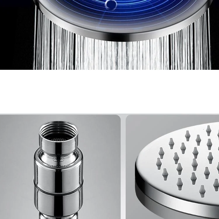 Metal Shower Head Combo Contemporary Round Fixed Shower Head for Bathroom -Bathlova