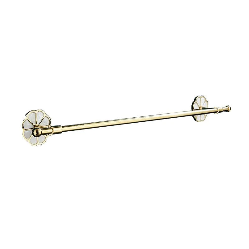 Metal Simple Bathroom Accessory as Individual or as a Set in Gold -Bathlova