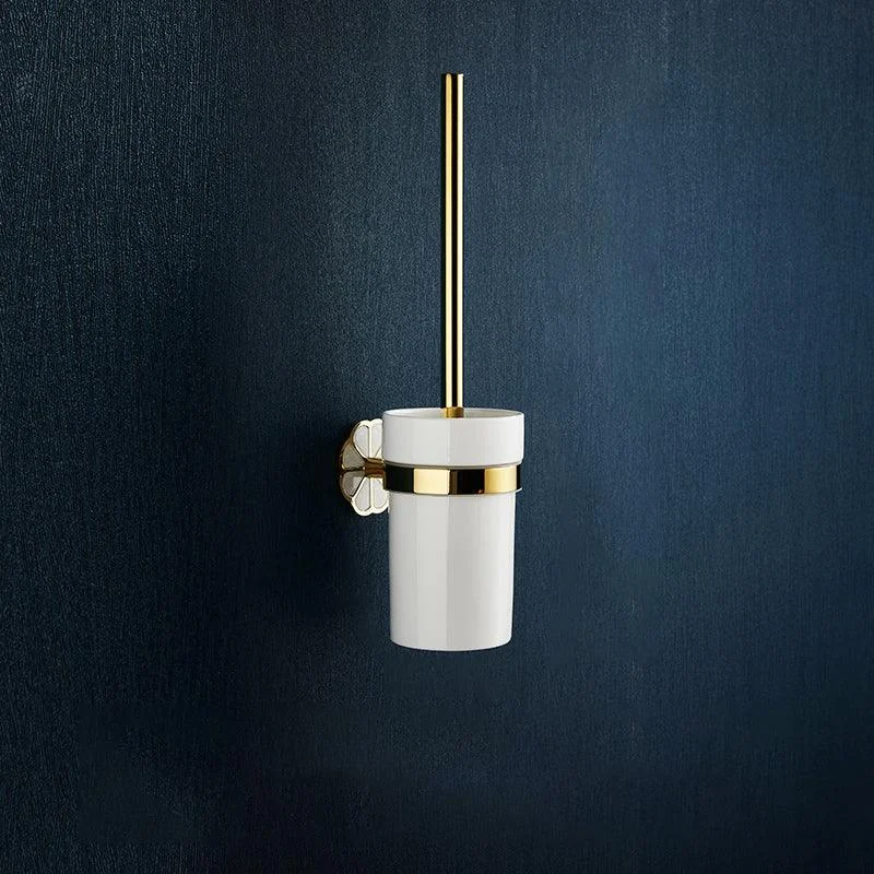 Metal Simple Bathroom Accessory as Individual or as a Set in Gold -Bathlova